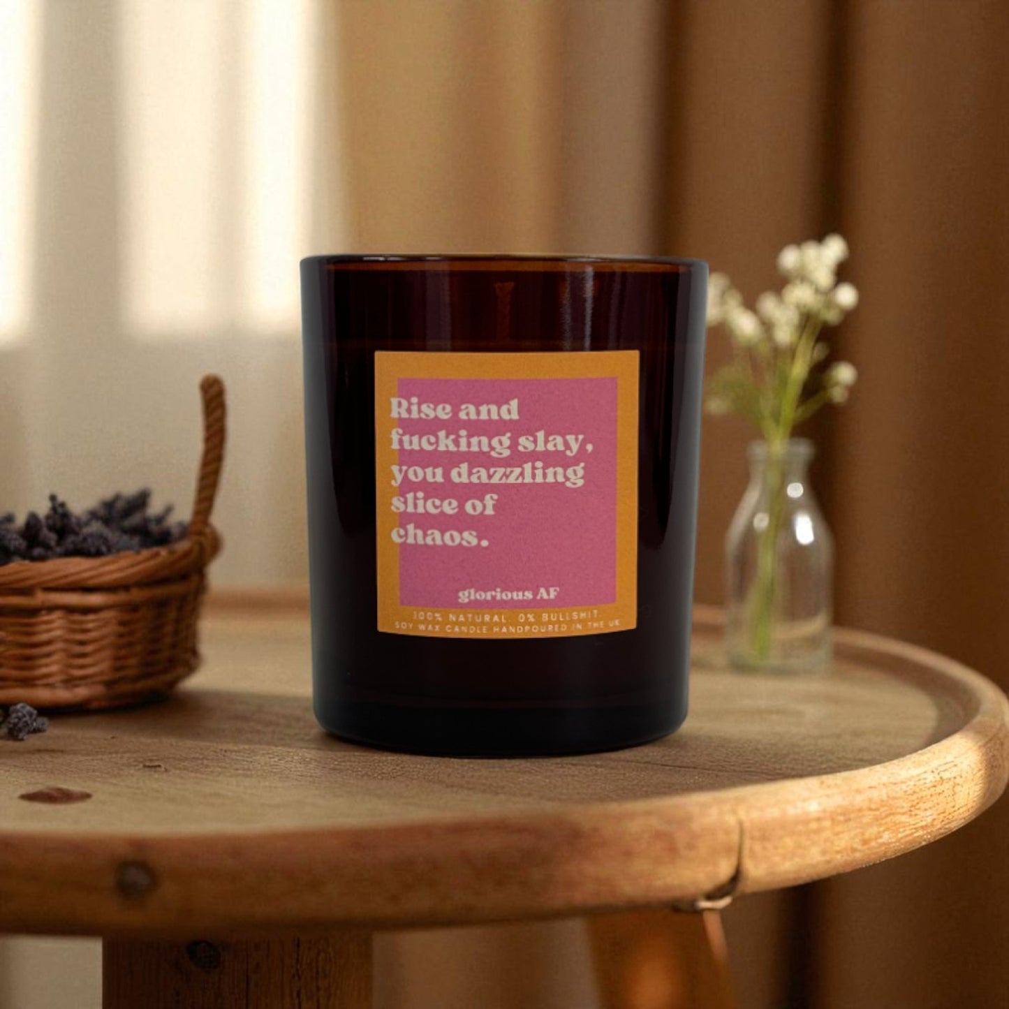 "Dazzling Chaos" Funny Candle