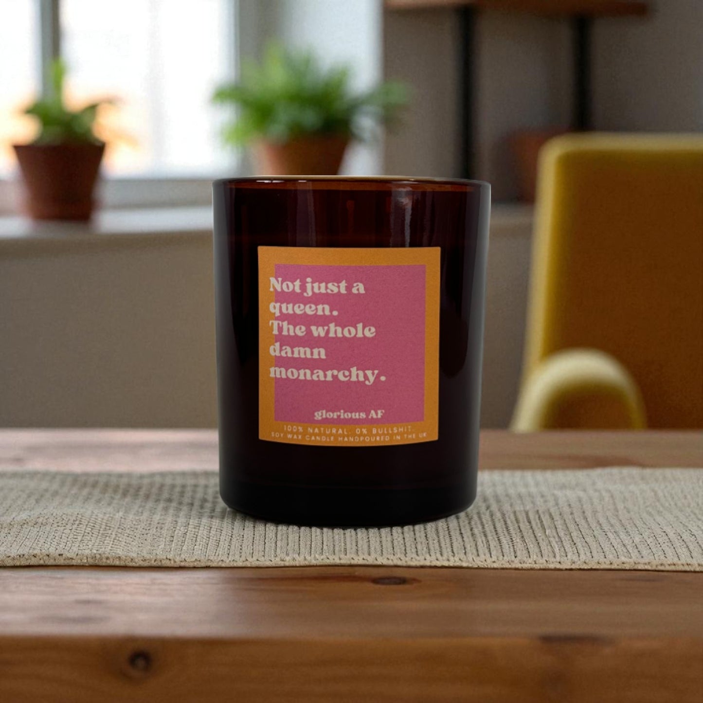 "Not Just a Queen" Funny Candle