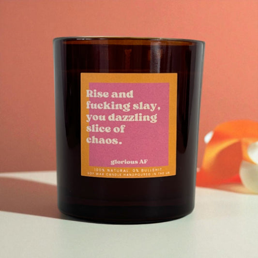 "Dazzling Chaos" Funny Candle