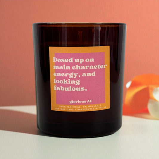 "Main Character Energy" Funny Candle
